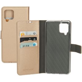 Mobiparts Saffiano Wallet Samsung Galaxy A42 Hoesje Bookcase Portemonnee - Copper