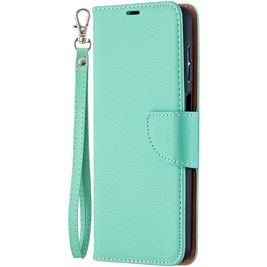 Mobigear Excellent Samsung Galaxy A12 Hoesje Bookcase Portemonnee - Turquoise