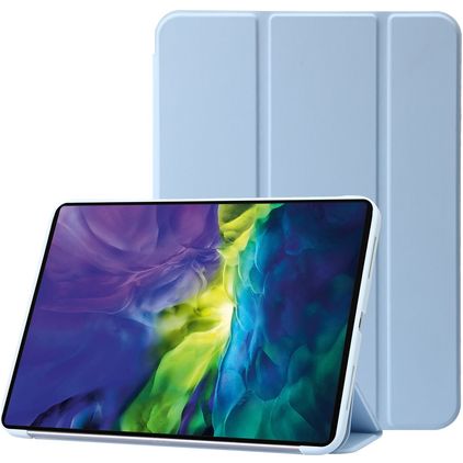 Mobigear Tri-Fold Gel iPad 10 (2022) Hoes TPU,Kunstleer Bookcase - Blauw