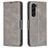 Mobigear Excellent Samsung Galaxy S25 Plus Hoesje Bookcase Portemonnee - Grijs