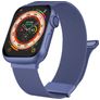Mobigear Luxury Loop Milanese Apple Watch Bandje Magneetsluiting - 42/41/40/38 mm - Blauw