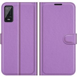 Mobigear Classic Wiko Power U20 Hoesje Bookcase Portemonnee - Paars