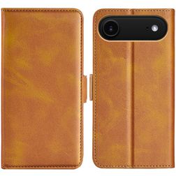 Mobigear Slim Magnet iPhone Air Hoesje Bookcase Portemonnee - Cognac