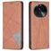 Mobigear Rhombus Slim OPPO Find X6 Hoesje Bookcase - Bruin