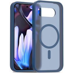 Mobigear Shockproof Google Pixel 9a MagSafe Hoesje Hardcase Backcover - Blauw