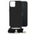 Mobilize Lanyard Gelly iPhone 14 Flexibel TPU Hoesje met koord - Zwart