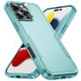 Mobigear Heavy Armor iPhone 16 Pro Max Hoesje Hardcase Backcover Shockproof - Groen