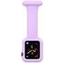 Mobigear Clip Case Verpleegkundige Apple Watch Bandje Speld - 46/45/44 mm - Paars