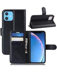 Mobigear Classic iPhone 11 Hoesje Bookcase Portemonnee - Zwart