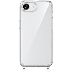 Mobigear Mix & Match Doorzichtig iPhone 17e Flexibel TPU Hoesje met koord - Transparant
