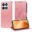 Mobigear Flowers Xiaomi 14T Pro Hoesje Bookcase Portemonnee - Roségoud