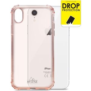 My Style Protective Flex iPhone XR Hoesje Flexibel TPU Backcover Shockproof - Soft Pink