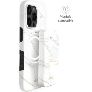 MIO Powerbank 5.000 mAh 15W - MagSafe Compatible - White Marble