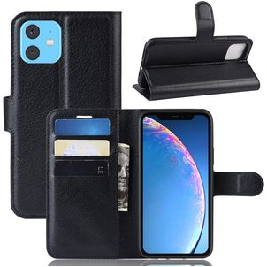 Mobigear Classic iPhone 11 Hoesje Bookcase Portemonnee - Zwart