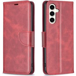 Mobigear Excellent Samsung Galaxy S24 FE Hoesje Bookcase Portemonnee - Rood