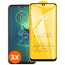 Mobigear Premium Motorola Moto G8 Plus Glazen Screenprotector - Case Friendly - Zwart (3-Pack)