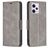 Mobigear Excellent Xiaomi Redmi Note 12 Pro Plus Hoesje Bookcase Portemonnee - Grijs
