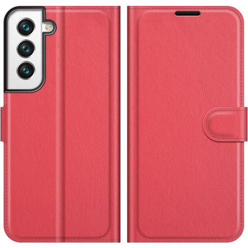 Mobigear Classic Samsung Galaxy S22 Hoesje Bookcase Portemonnee - Rood
