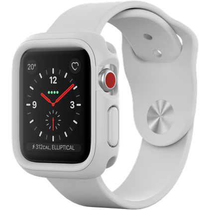 Rhinoshield CrashGuard NX Apple Watch - 38 mm Shockproof Hardcase Hoesje - Wit