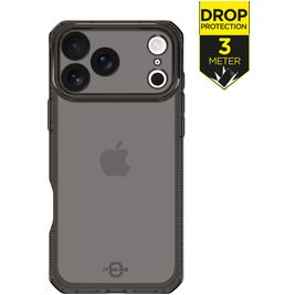 ITSKINS Level 2 SpectrumClear R iPhone 17 Pro Max Hoesje Flexibel TPU Backcover Shockproof - Smoke