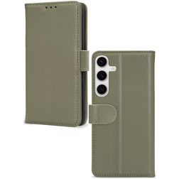 Mobilize Premium Gelly Samsung Galaxy S24 FE Hoesje Bookcase Portemonnee - Groen