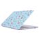 Mobigear Flowers MacBook Pro 15 Inch (2016-2019) Hoes Hardshell Laptopcover MacBook Case - Model 23 - Model A1707 / A1990