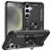 Mobigear Armor ring Samsung Galaxy S25 Hoesje Hardcase Backcover Shockproof met Ringhouder - Zwart