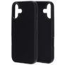 Mobiparts Classic iPhone 16 Hoesje Flexibel TPU Backcover - Zwart