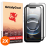 GrizzlyCoat Easy Fit iPhone 17e Glazen Screenprotector - Case Friendly + Installatie Frame (2-Pack)