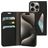 Mobiparts Classic Wallet iPhone 15 Pro Hoesje Bookcase Portemonnee - Zwart