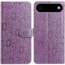 Mobigear Flowers iPhone Air Hoesje Bookcase Portemonnee - Paars