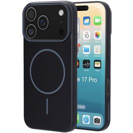 Mobiparts Slim Line iPhone 17 Pro MagSafe Hoesje Hardcase Backcover - Onyx Black