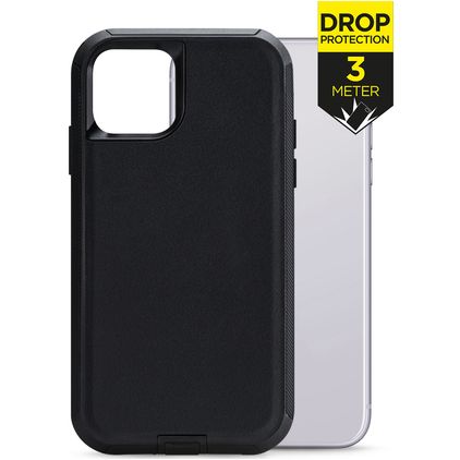 Mobilize Defender iPhone XR Hoesje Hardcase Backcover Shockproof - Zwart