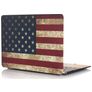 Mobigear Design MacBook 12 Inch (2015-2017) Hoes Hardshell Laptopcover MacBook Case - US Flag - Model A1534