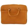 Valenta Laptop leather Echt Leer Laptop Aktetas 15.6 inch Laptoptas + Handvat - Camel