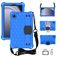 Mobigear HexStrap Samsung Galaxy Tab A11 Hoes EVA-schuim Backcover + Schouderband - Blauw