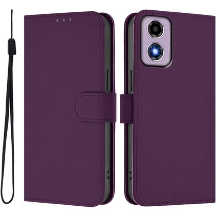 Mobigear Urban Wallet Motorola Moto G04 Hoesje Bookcase Portemonnee - Paars