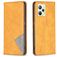 Mobigear Rhombus Slim Realme C35 Hoesje Bookcase - Cognac