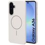 Mobiparts Slim Line Samsung Galaxy A36 MagSafe Hoesje Hardcase Backcover - Off White