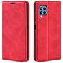 Mobigear Retro Slim Samsung Galaxy M22 Hoesje Bookcase Portemonnee - Rood