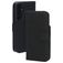 Mobiparts Samsung Galaxy A35 Hoesje Echt Leer Bookcase Portemonnee - Zwart