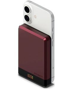 Cygnett MagSlim Single USB-C Powerbank 10.000 mAh 15W - MagSafe Compatible - Cherry