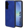 Mobiparts Classic Samsung Galaxy A36 MagSafe Hoesje TPU,Kunstleer Backcover - Sapphire Blue