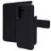 Mobiparts Samsung Galaxy A56 Hoesje Echt Leer Uitneembare 2in1 Bookcase Portemonnee - Zwart