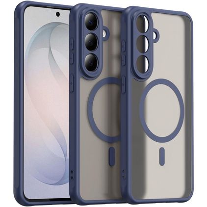 Mobigear Shockproof Samsung Galaxy S26 FE MagSafe Hoesje Hardcase Backcover - Blauw