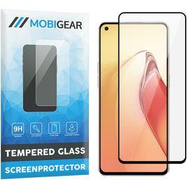 Mobigear Premium OPPO Reno 8 Pro Glazen Screenprotector - Case Friendly - Zwart