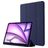 Mobigear Tri-Fold Gel iPad Air 13 Inch (2025) Hoes TPU,Kunstleer Bookcase + Stylus Houder - Donkerblauw