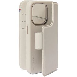 Decoded Detachable Wallet iPhone 15 Pro MagSafe Hoesje Echt Leer Uitneembare 2in1 Bookcase Portemonnee - Clay