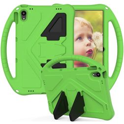 Mobigear AeroArmor Lenovo Tab P11 Plus Gen 1 Kinder Tablethoes met Handvat + Stylus Houder - Groen