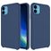Mobigear Rubber Touch iPhone 11 Siliconen Hoesje Backcover - Marineblauw
